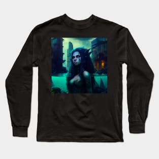 Futuristic Mermaid 3 Long Sleeve T-Shirt